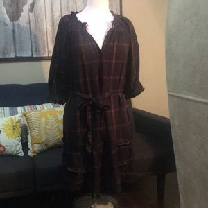 Chelsea and Violet Plaid Tunic Dress